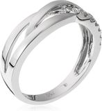 Orphelia Ring 18 Karaat Witgoud Diamant 0.15 ct