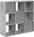 vidaXL Dressoir Beton Grijs 88,5 x 29 x 84,5 cm