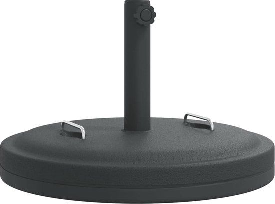 vidaXL Parasolvoet - met handgrepen - voor stok van Ø38 / 48 mm - 25 kg - rond - groen