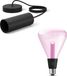Philips Hue Lightguide Hanglamp (Zwart) - E27 - Wit en Gekleurd Licht - Incl. 1 Hue Lightguide Triangle Lamp - Hue White and Color Ambiance