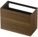 INK - Onderkast 2 Laden Push To Open Horizontaal Gefreesd Bestaande Uit: - 900x450x650 Mm - Massief Eiken Ash Grey