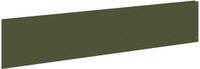 vidaXL Gazonrand 20 st 100 x 22 cm Staal Olijfgroen
