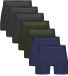 Bamboo Basics Rico Boxershorts - 7-Pack - Men - Size M - Black/Blue/Green