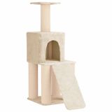 vidaXL Arbre à chat Crème 146 cm