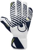 Uhlsport Fangmaschine Supersoft Hn Keepershandschoenen - Wit / Marine / Fluogeel | Maat: 6.5