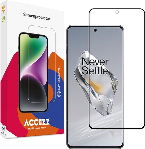 Accezz Screenprotector Gehard Glass Full Cover - OnePlus 12