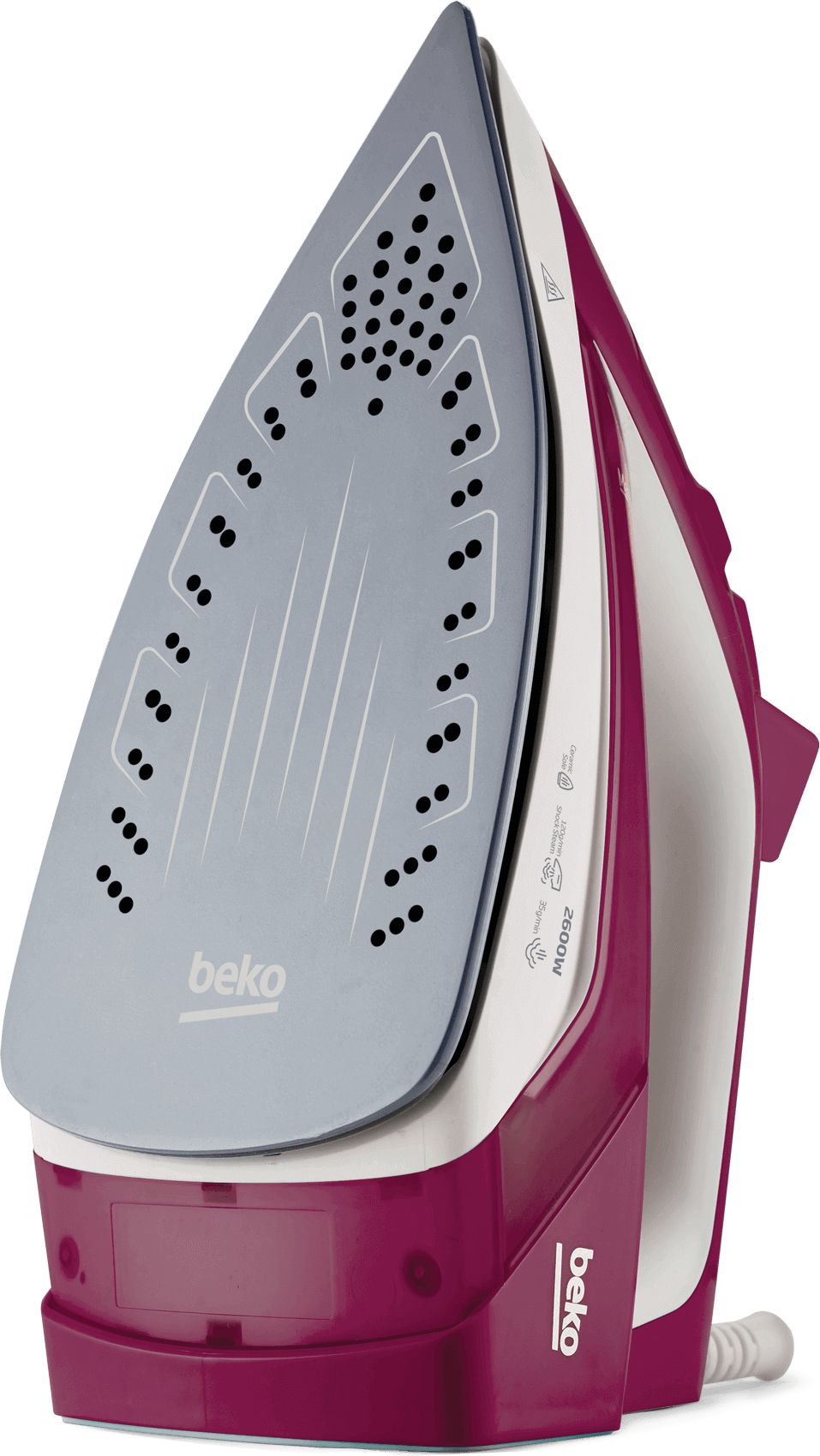 Beko SIM3126R Steam Iron | Ceramic Soleplate | 2600W - Red