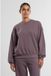 Urban Classics - Oversized Light Terry Crewneck sweater/trui - S - Paars
