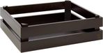 APS UPERBOX, houten kist, wijnkist, buffetbox, decoratieve houten box, opbergkist, meubelkist, 35 x 29 cm, H: 10,5 cm, acaciahout, geschikt voor GN 1/2