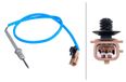 HELLA Temperatuursensor uitlaatgassen, schroefdraad, 2-polig, geeignet für u.a. NISSAN NV200