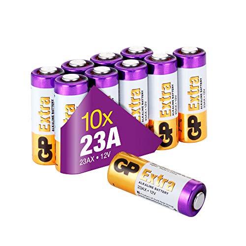 GP TONER GP Extra batterijen 23A 12V alkaline (A23, 23AE, MN21, V23GA) 10 stuks high-voltage batterijen 12 volt