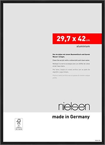 Nielsen Atlanta fotolijst - 29,7x42 cm - Mat zwart