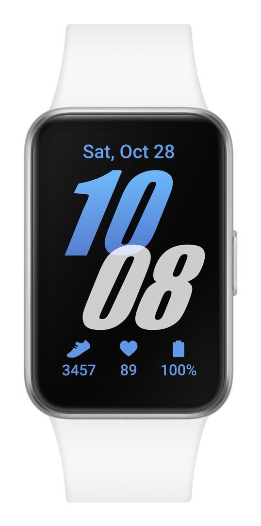 Samsung Galaxy Fit3 Smartwatch - 1.6" AMOLED Display - Silver