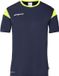 Uhlsport Squad 27 Shirt Korte Mouw Heren - Marine / Fluogeel | Maat: M