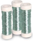 Rayher hobby materialen Rayher Sieraden maken draad - 3x - lichtblauw - 0.3 mm dik - 50 meter snoer