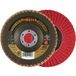 Rhodius JUMBO SPEED G disque lamelle grain 40 inox, acier 10 pc.