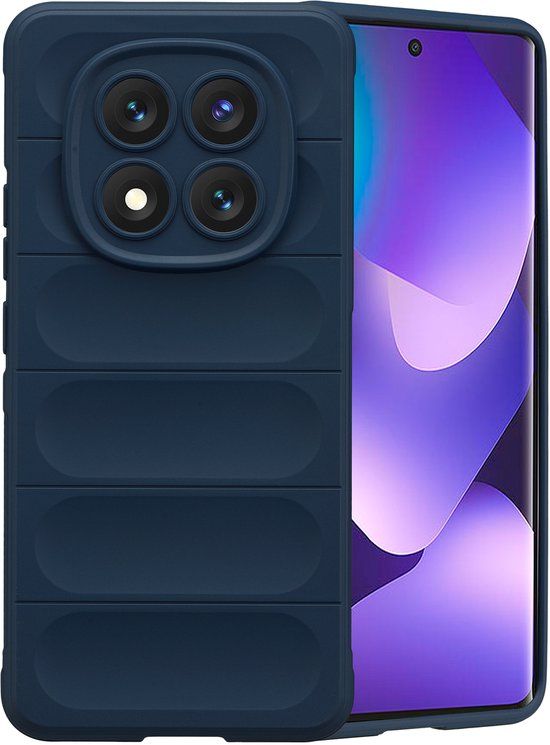 imoshion EasyGrip Backcover - Donkerblauw - Geschikt voor Xiaomi Redmi Note 15 (5G)