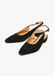 COMMA Ballerina met riempjes zwart