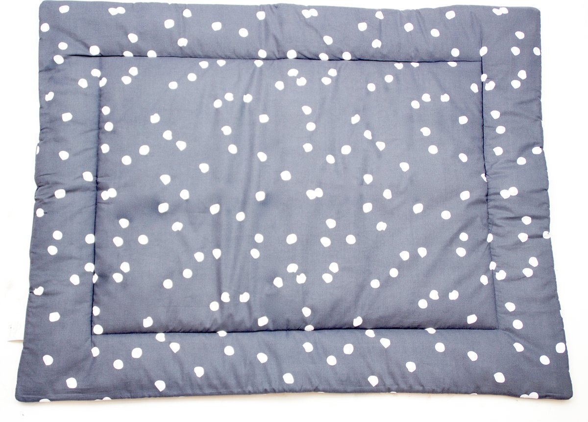 Briljant Baby boxkleed - spots iron 80x100 cm