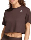 Adidas We Min Tee Dames Shirt Bruin Maat L