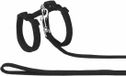 Nobby Tuig Met Lijn Nylon - Kattentuigje - Zwart - 120 cm x 10 mm