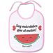 Supermolon 02949 Babyslabbetje met veters, pastelroze, uniseks