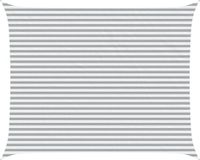 vidaXL Zonneschaduw Lichtgrijs en wit 5 x 4 m 100% Polyester Oxford