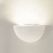 SLV Big White GL 101 E14, half rond, wit plaster, max. 40W