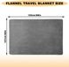 Goodivery ® Couverture et coussin de voyage 2-en-1 confortables et doux pour diverses situations de voyage