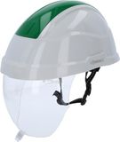 KS Tools 117.0139 veiligheidshelm met gezichtsbescherming | groen