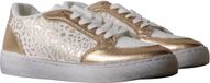 Super Mode Baskets à lacets Vrouwen Synthetisch Goud Maat 36