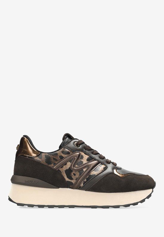 Mexx Sneaker Juju Humper Black/brown Dames - Maat 40