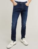 G-Star 3301 Slim Heren Jeans W27 x L32 Katoen Elastomulti-ester Elastaan Dk Aged