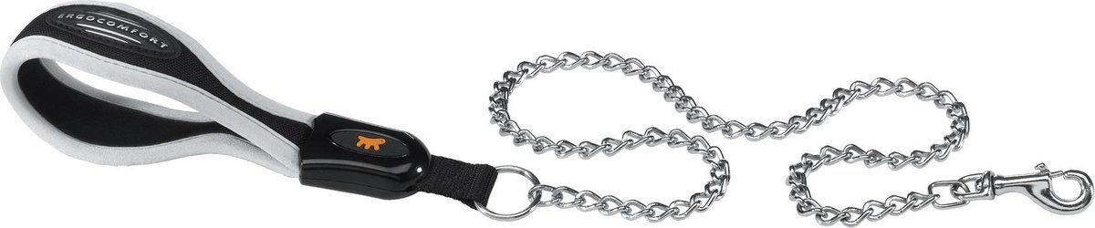 Ferplast ErgoComfort GM20/105 Metalen Hondenriem - Zwart