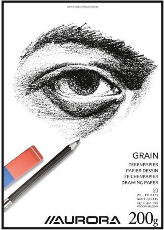 Aurora Tekenblok A4 20v 200gr