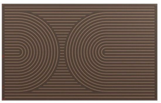 MD-Entree Deurmat Curves Archy Taupe 80 x 120 cm