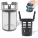 GIANTO Set met binnenfilter en buitenfilter, compatibel met Indesit Ariston Hotpoint Whirlpool Scholtes (C00256572 + C00256571) voor afwasmachine, versterkt reserveonderdeel