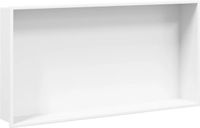 vidaXL Douchenis 62x32x9 cm roestvrij staal mat wit