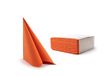 Alvotex CHIC Airlaid 50 servetten, stofachtig, hoogwaardige, wegwerpservetten, oranje, 40 x 40 cm