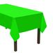 Party Essentials Heavy Duty Plastic Tafelhoes, 54 x 108", Zwart Neon Groen