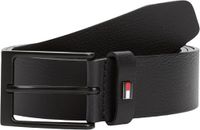Tommy Hilfiger Riem Layton zwart Leer Unisex Volwassenen