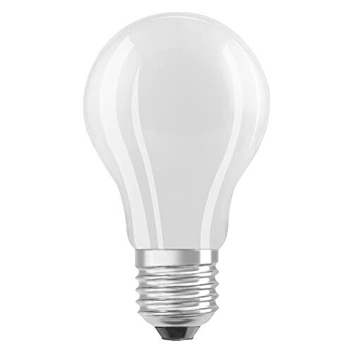 Ledvance LED spaarlamp, matte lamp, E27, warm wit (3000K), 5 watt, vervangt 75W gloeilamp, zeer efficiënt en energiebesparend, pak van 6