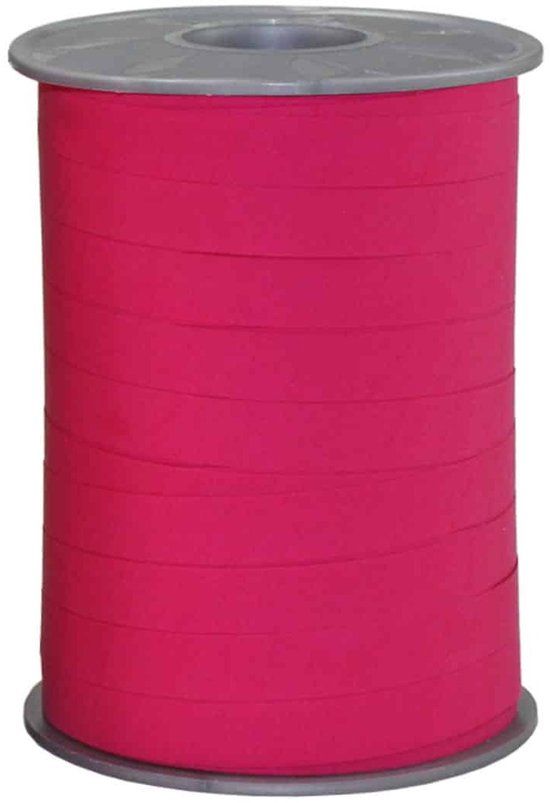 Ringelband MTis B.V. Krullint Paperlook Fuchsia Mat - 10mm