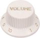 Boston KW-240-V Bellknop - Stijlvolle Witte Volumeregelaar