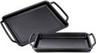 Teflon Plaque de gril lisse Solid+Teflon Classic 40 x 28 cm Noir