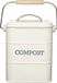 Kitchen Craft Living Nostalgia 3L Beige Metal Compost Bin