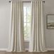 Madison Park Anaheim Cabin Plaid Gordijnvenster, Thermisch Geïsoleerde Fleece Voering, Woonkamer Decor Lichtblokkerende Drape voor Slaapkamer, 1-Single Panel Pack, 127 cm x 274 cm Rod Pocket Natural