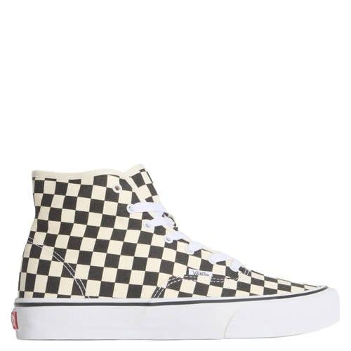 VANS Authentic Hi 2.0 katoenen geruite sneakers - zwart/wit