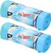 Papstar 30x stuks afvalzakken/vuilniszakken - 120 liter - blauw - containerzakken