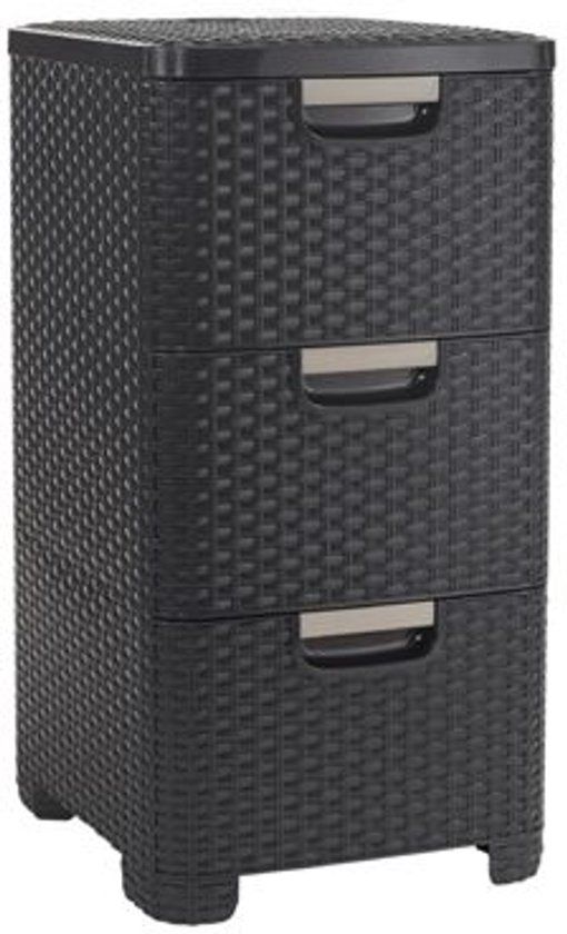 Curver Style Ladesysteem - 3x 14L - Antraciet